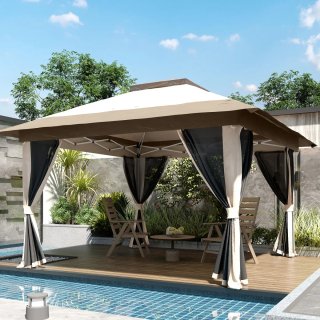 Cenador Plegable 3,6x3,6m con Laterales