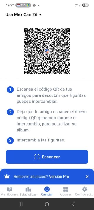 Cromos Mundial Intercambio
