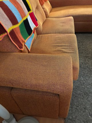 Sofá chaise longue 3 plazas asientos deslizantes