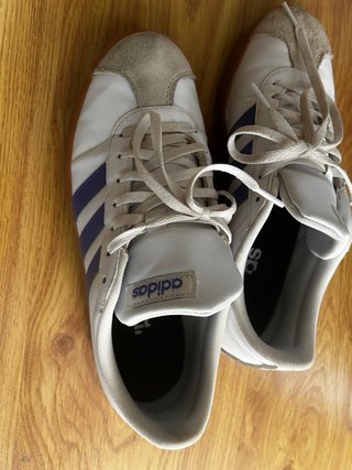 Zapatillas Adidas Hombre Blancas y Azules