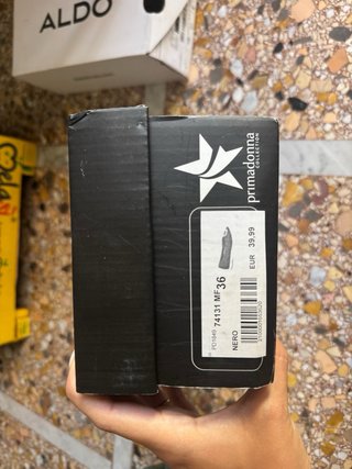 Ballerine Prima Donna Nere con Fibbia Oro