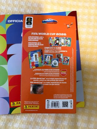 Caja 16 sobres + Álbum Mundial FIFA 2026