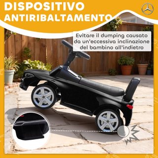 Macchina per Bambini Licenza Mercedes Benz con Cla