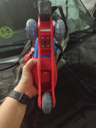 Patines en línea rojos para niños talla 28-31