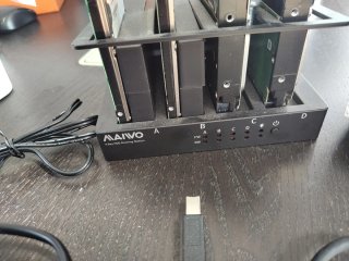 Estación de Docks HDD MAIWO x4 USB 3.0