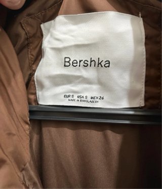 Chaleco Bershka Marrón Talla S