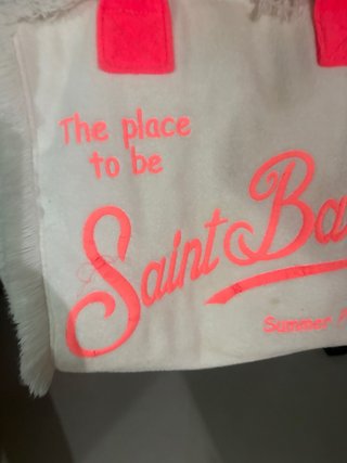 Borsa Saint Barth in spugna
