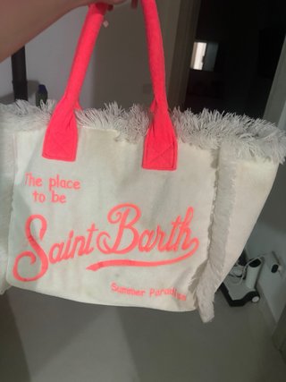 Borsa Saint Barth in spugna