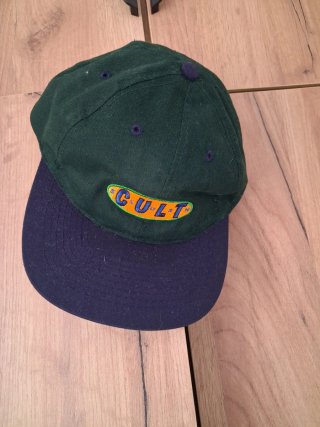 Gorra CULT verde y azul