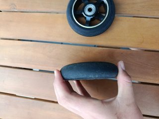 Ruedas patinete manual (2 unidades)