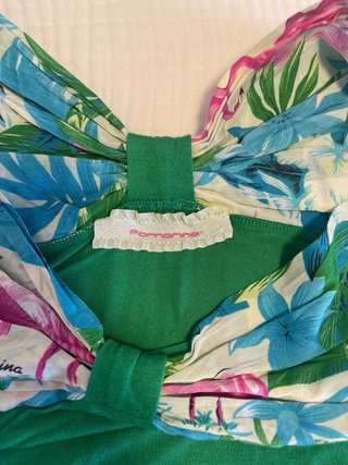 Camiseta Formarina Verde con Flamencos