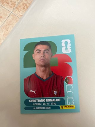 Cromo Cristiano Ronaldo Mundial 2026 FIFA