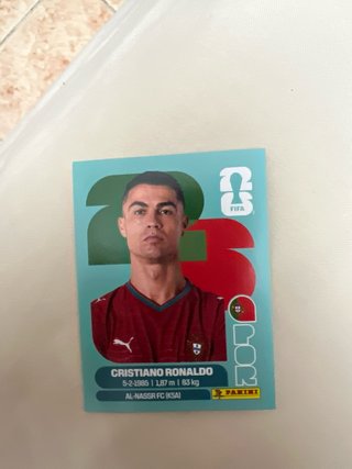 Cromo Cristiano Ronaldo Mundial 2026 FIFA
