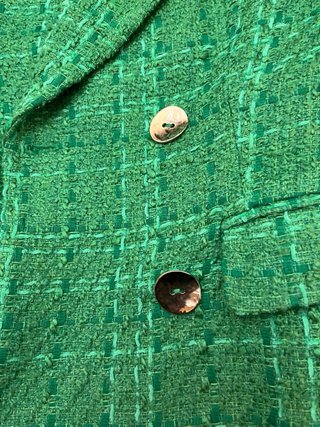 Blazer corta Zara verde