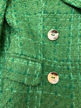Blazer corta Zara verde