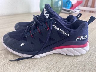 Zapatillas Fila niño/niña azul y rojo