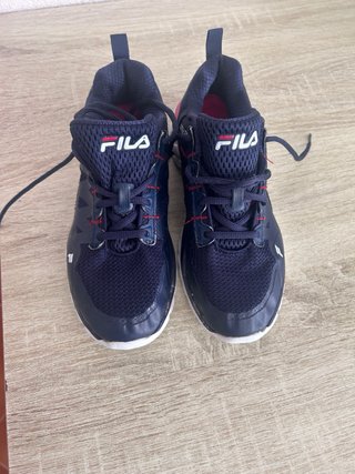 Zapatillas Fila niño/niña azul y rojo
