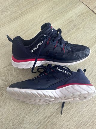 Zapatillas Fila niño/niña azul y rojo