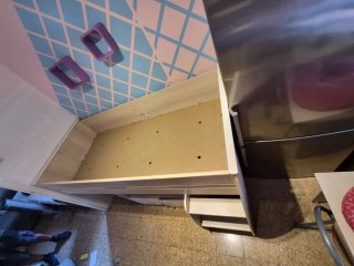 Cama baja de madera Ikea
