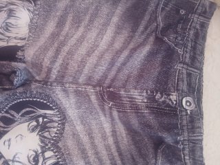 Pantalón efecto vaquero niña