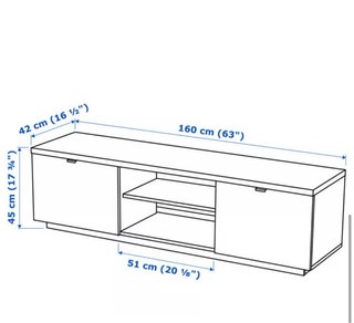 Mueble TV Byas Blanco Ikea