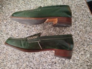 Zapatos ANDREA CHENIER, PIEL Talla 36 Verdes