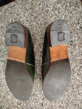 Zapatos ANDREA CHENIER, PIEL Talla 36 Verdes