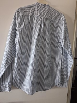 Camisa Springfield M Cuello Mao Rayas Azul