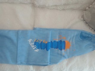 Pantalón tela efecto vaquero niña