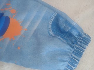 Pantalón tela efecto vaquero niña