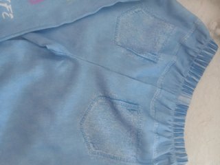 Pantalón tela efecto vaquero niña