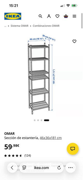 Estantería Metálica Ikea