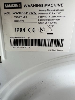 Lavadora Samsung 9kg Digital Inverter
