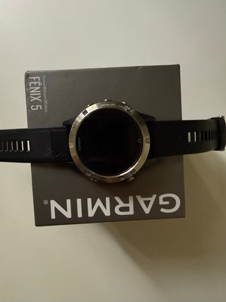 Garmin Fenix 5 Smartwatch Negro/Plata