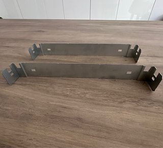 2x Soporte pared Cubretubo Campana Extractora TEKA