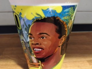 Bicchiere Ronaldinho McDonald's Fifa