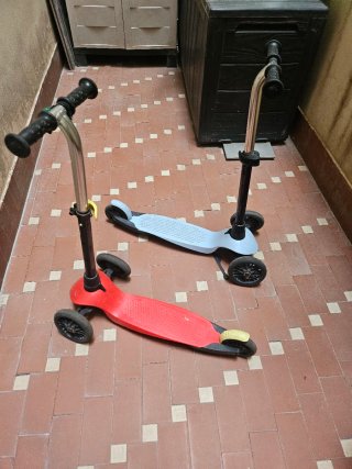 Coppia monopattini 3 ruote