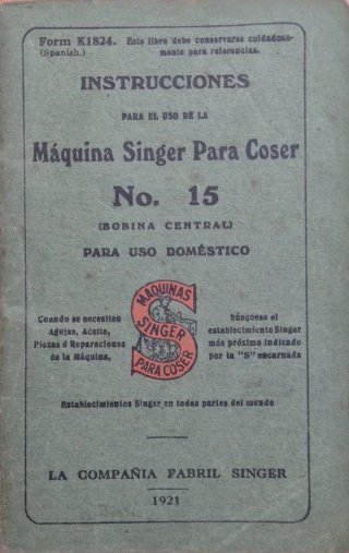 Máquina de coser Singer Hexagon antigua