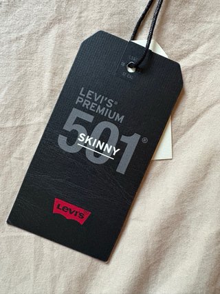 Jeans Levi's 501 Skinny Neri Taglia S