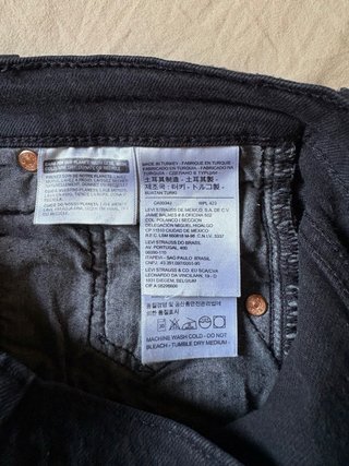 Jeans Levi's 501 Skinny Neri Taglia S