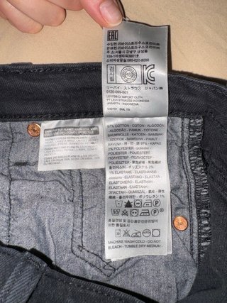 Jeans Levi's 501 Skinny Neri Taglia S