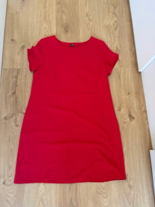 Vestito corto rosso da donna