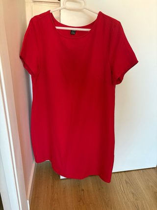 Vestito corto rosso da donna