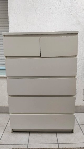 Cómoda Malm 6 cajones Ikea