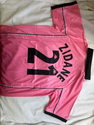 Camiseta Kappa Zidane Retro Rosa
