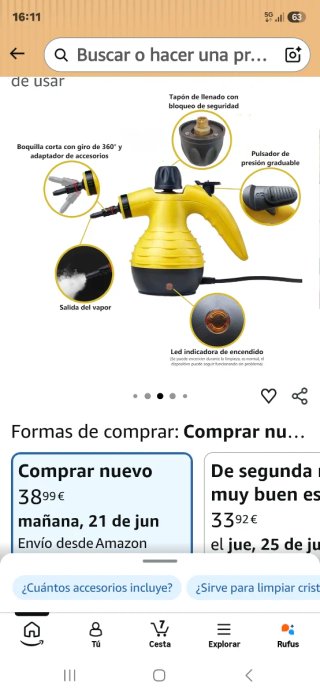 Vaporeta Ariete Vaporjet