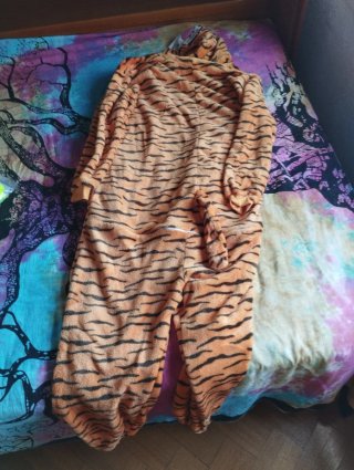 Pijama disfraz tigre talla única