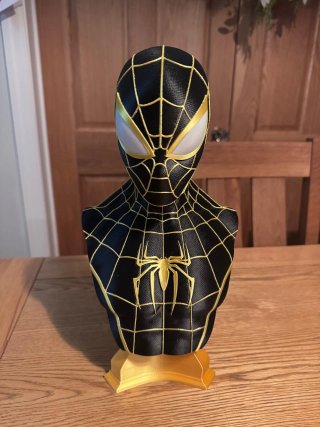 Busto Spiderman 3D multicolor a medida