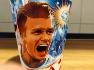 Bicchiere McDonald's David Beckham FIFA