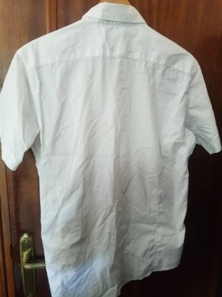 Camisa Sfera Slim Fit Hombre L Blanca